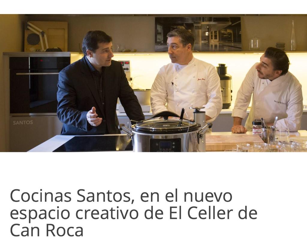 Cocinas Santos, la marca escogida para el nuevo espacio creativo de El Celler de Can Roca.