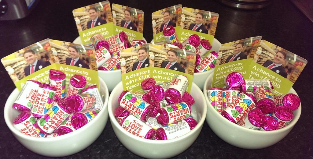 Findlotte's tweet image. Love hearts for customers #ValentinesDay