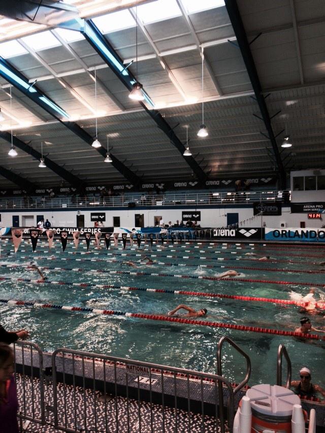 craighummer's tweet photo. got back in the pool, now ready to #DiveHeadFirst back into @USASwimming coverage with @RowdyGaines @universalsports http://t.co/e7GCwHKDl7