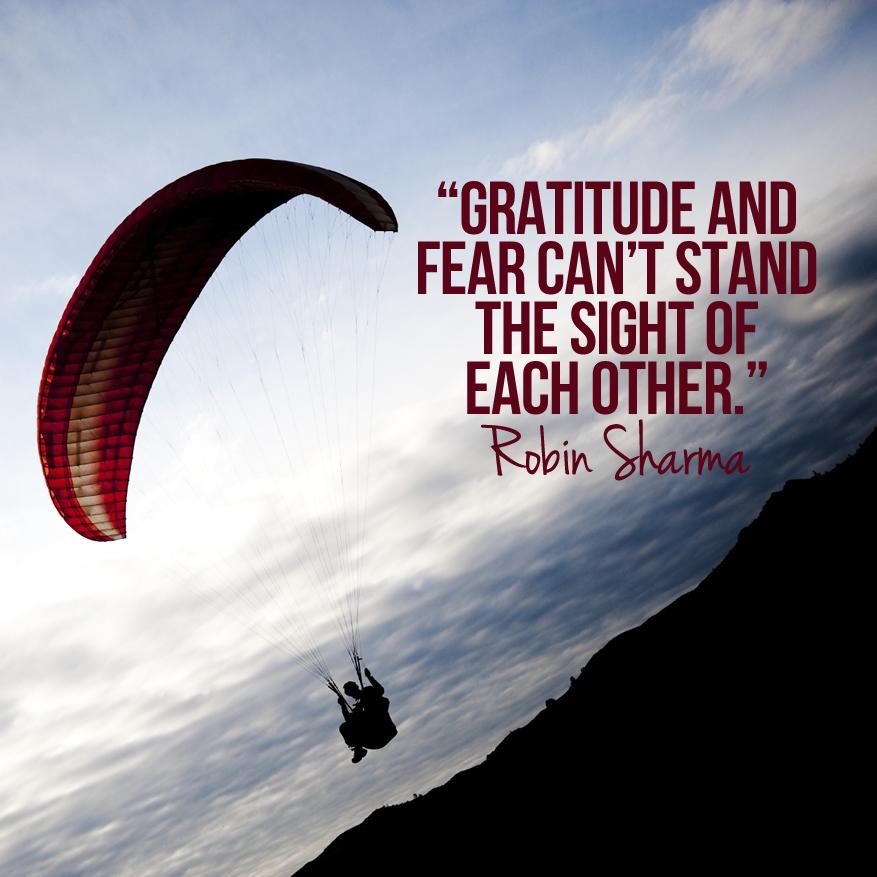 RobinSharma's tweet photo. Gratitude and fear can't stand the sight of each other: http://t.co/SUkd2LAX9s http://t.co/Dlw9nwR8pq