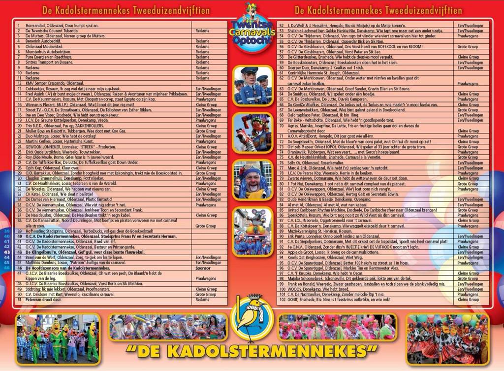 Zondag de Grote Twentse Carnavalsoptocht, de BB is dit jaar nummertje 47 en 48!! #kip #haan #kuiken