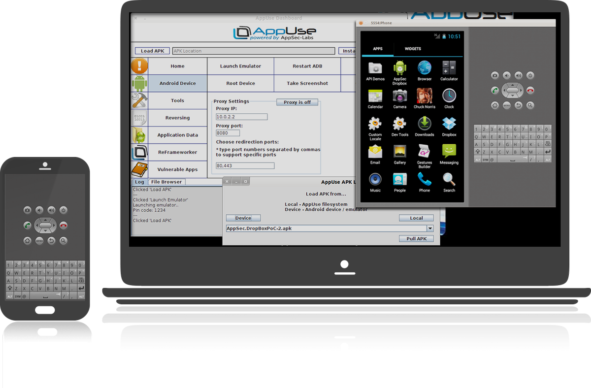 KitPloit's tweet image. AppUse - Android Pentest… goo.gl/xnG7o3 #Android #AndroidPentestPlatform #AndroidPentesting #PenTest #Hack