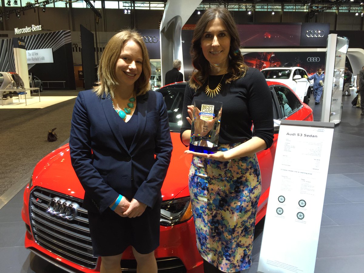 U S News Cars Andrea Santilli Audi S Marketing Manager Accepting The Award For 15 Best Upscale Small Car For The Money A3 Http T Co Hdf9vhxxgg