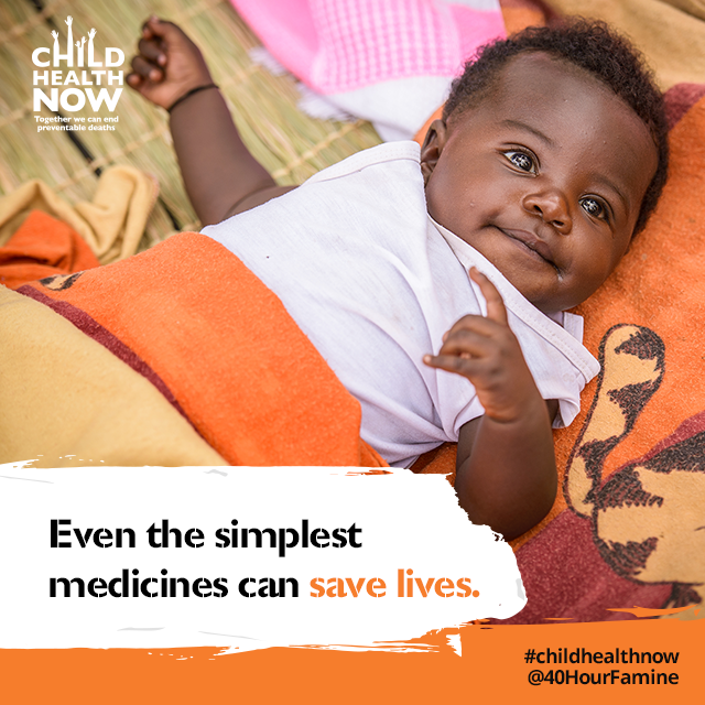 40HourFamine's tweet photo. It's amazing what the simplest actions can do for #childhealth. Find out more at http://t.co/jApedVePvt #Survive5 http://t.co/qhda8WWObc