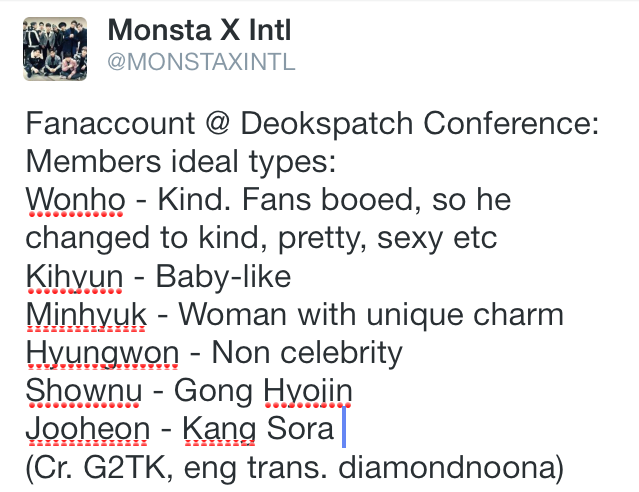 monsta x ideal type monsta x intl on twitter quot monsta x members ideal types monsta x ideal type monsta x intl on twitter quot monsta x members ideal types