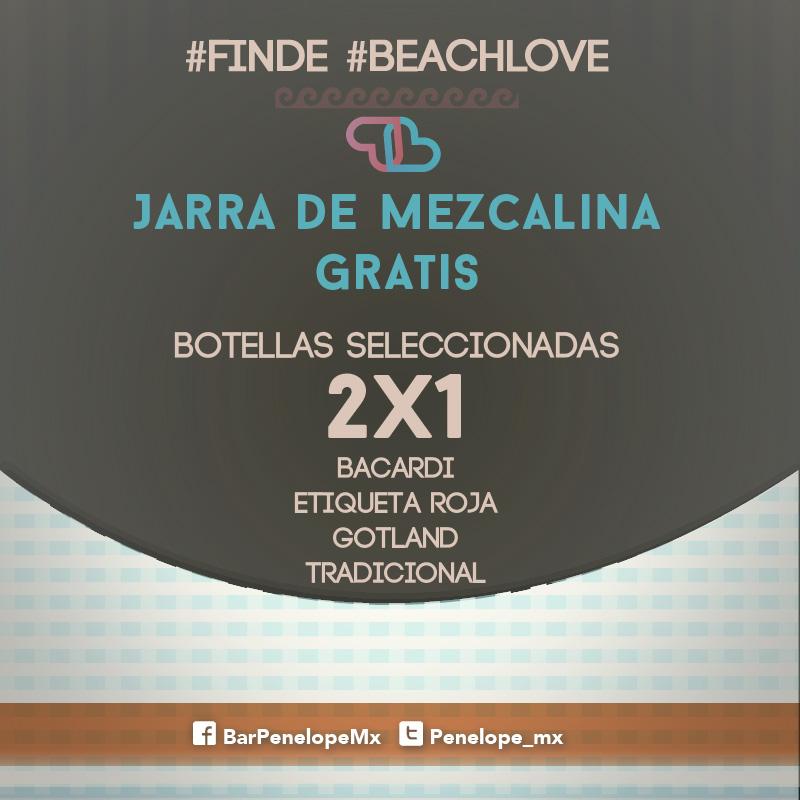 PenelopeLoreto's tweet photo. Reserva tus lugares #BeachLove.
¡Un menú encantador de promociones!
RSVP: Eje 10 Sur, Rio Magdalena #100A PA,D. F. http://t.co/efgVYRanzx