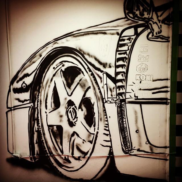 OnlyFerrariPics's tweet photo. #WIP #Ferrari #F40 #eurowhips #mural #mtncolors #moneyshot #sketch #dayone #longhaul #umcrew #UM #unfinishedmalarke… http://t.co/txW7Rtu2Ms