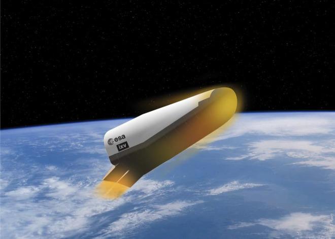 WIRED's tweet photo. Why Europe's experimental spaceship is shaped so weirdly: http://t.co/rBrpzlPceB http://t.co/prvsFP3f08