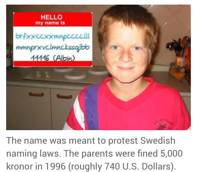 Legit A Kid Born In Sweden Is Named Brfxxccxxmnpcccclllmmnprxvclmnckssqlbb His Parents Say It S Pronounced Albin Http T Co Bsm5xe8pql Legit A Kid Born In Sweden Is Named Brfxxccxxmnpcccclllmmnprxvclmnckssqlbb His Parents Say It S Pronounced Albin Http T Co Bsm5xe8pql