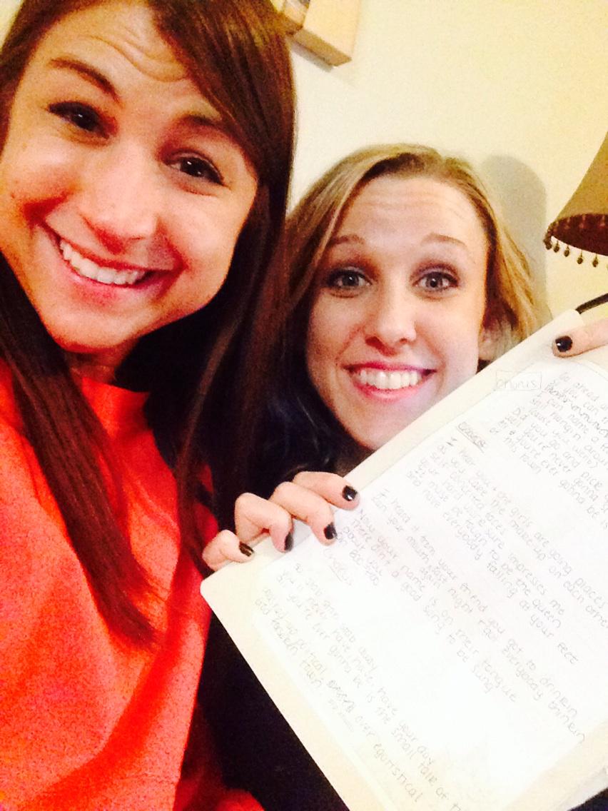 hannahbaugh's tweet photo. @music :D RT @Steel_Blossoms: Just wrote a new #song! #productive #tammyandthejets #goodtunethough #broadwaysveryown http://t.co/zQzc2C2kWx