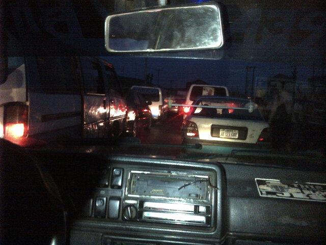 daga_e's tweet image. Date: Friday 13th, 2015. Time: 6:15am. Place: Rumuokoro junction. Summary: #TrafficMap @TouchPH. That's #PhCity for u