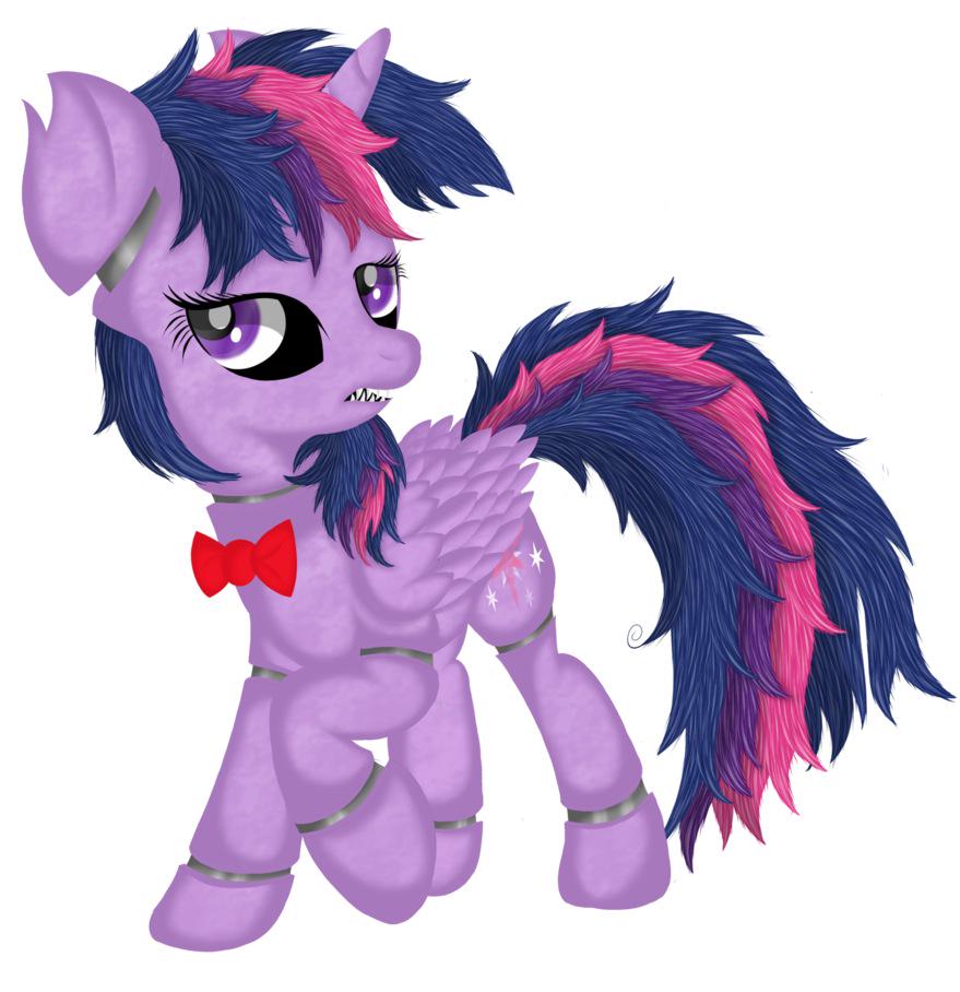 AtPinkies's tweet photo. Twilight Sparkle is watching you #FNAP http://t.co/LN5laufMQk
