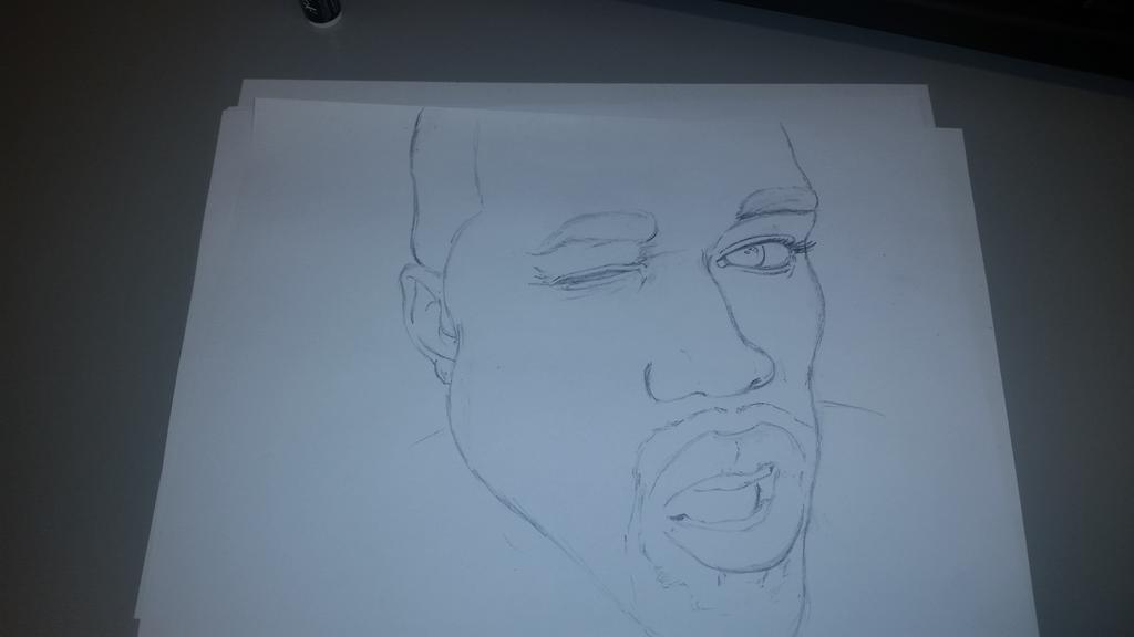 Jay_Bordeaux's tweet photo. @kanyewest #bordeauxartwork #workstudies http://t.co/ZRPTBg1fMv