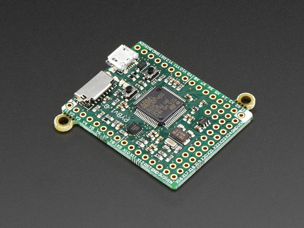 rwinscot's tweet image. #pyboard from @adafruit has been staring at me all week... order one, or two? adafruit.com/products/2390