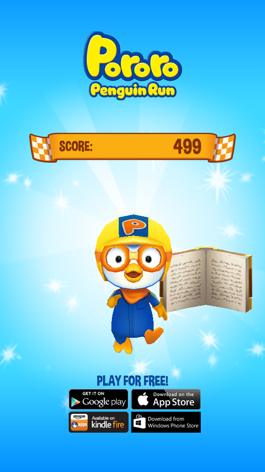 utamigalih's tweet photo. I just scored 499 in Pororo Penguin Run. Beat that! http://t.co/hs1klNxPVF #Pororo #Penguin http://t.co/HQtbRHyeFS