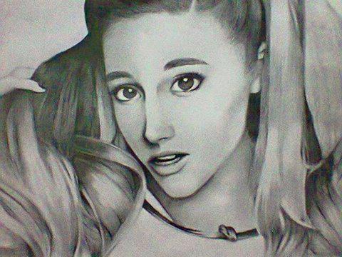jonas639's tweet photo. @ArianaGrande  I drawing for you miss Ariana G. :) <3 http://t.co/wRl1EGZd9E