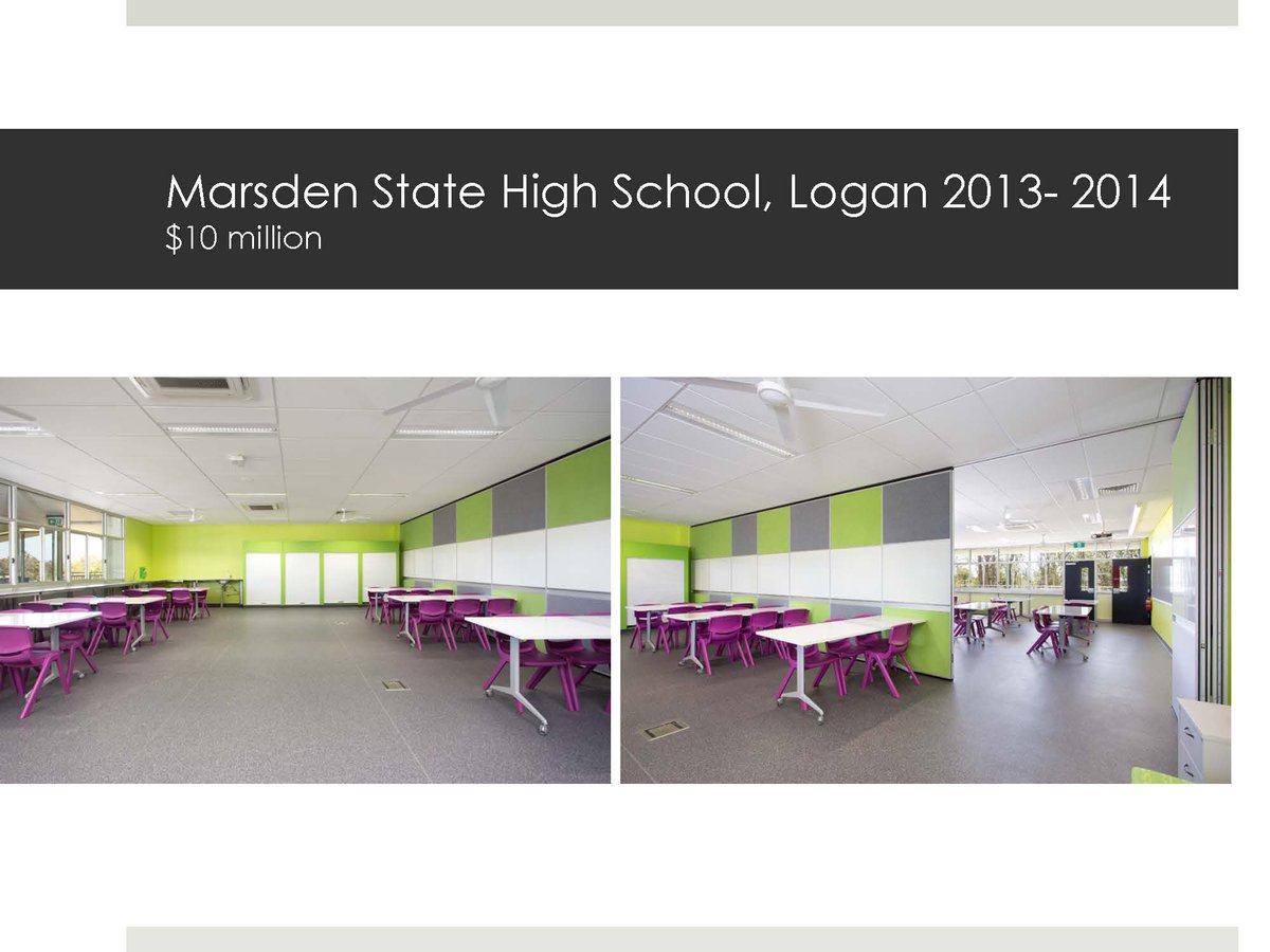 FYIDesign's tweet photo. Project Name: Marsden State High School,
Budget: $10 million 
Location: Logan, Queensland
Completion time: 2014 http://t.co/HvI7tOwaXL