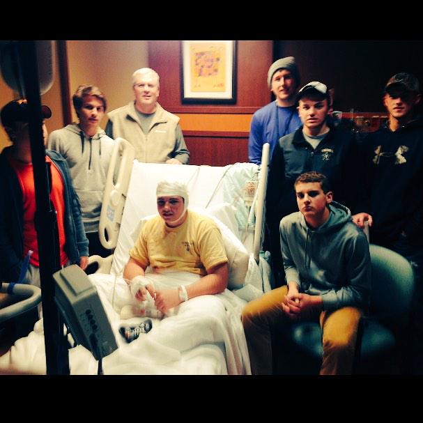 Went to see our boy Hunter Hammon tonight! Keep him in your prayers!