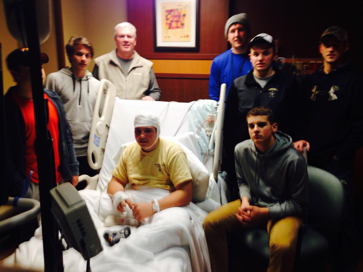 Went and saw our boy hunter tonight keep him in your prayers👌