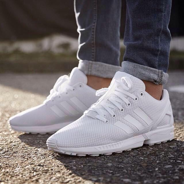 zx flux on feet