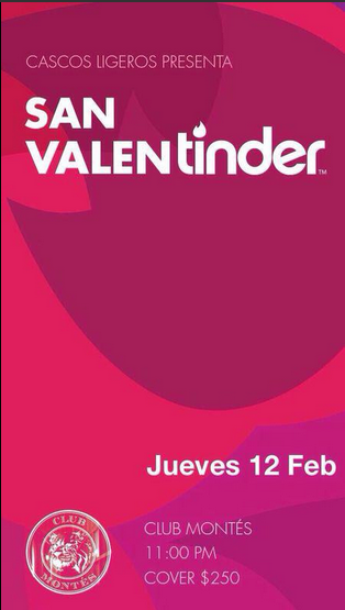 Clubmontes's tweet photo. Hoy abrimos Fiesta San valentinder http://t.co/6ElNgrkaGr