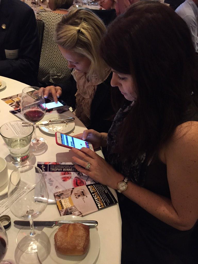 mahaliahicks's tweet photo. And that's how you do it at a #WCASydney #wineshow http://t.co/1E1Tvkz6dU