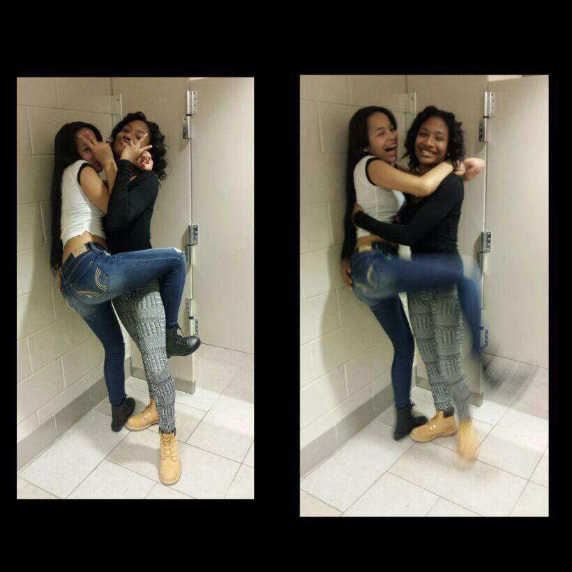 _krissyx8's tweet photo. genave &amp; i . 😜 #whileback  . http://t.co/w11SpThWY6