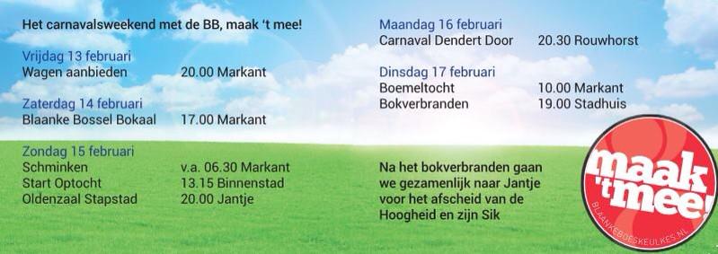 Het carnavalsweekend gaat beginnen! Vanavond vanaf 20:00 bij Markant: Wagen aanbieden! #BB #weekend