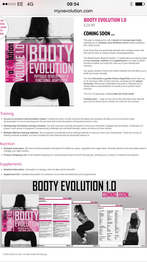 MyoEvo's tweet photo. For all our female followers and customers we have got a treat for you our #bootyevolution out soon #fitfam #MyoEvo http://t.co/xtTP27hXxx