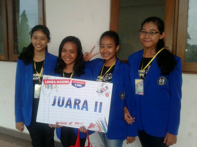 Jurnalistik Citra mendapatkan juara 2 dalam lomba mading DBL 2015,terima kasih atas semua dukungan dan doa nya! :)