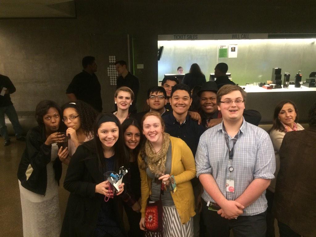 ShawnBrentham's tweet photo. IHS theatre @ Dallas Theatre Center's Stagger Lee workshop with cast Awesome show! #dtcprojectdiscovery #stagger lee http://t.co/oJ1noT4QnD