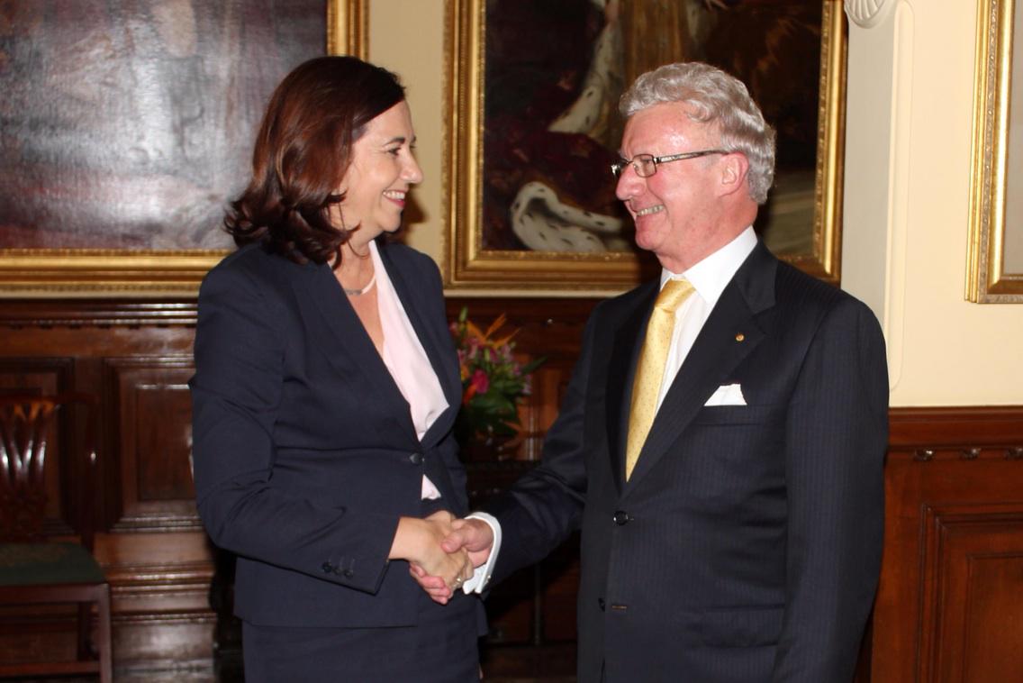 Annastacia and Governor de Jersey