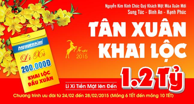Nguyenkimonline's tweet photo. Tân Xuân Khai Lộc 2015, 6.000 bao lì xì dành cho 6.000 khách hàng đầu tiên. Xem chi tiết tại: http://t.co/kUWAoRXKTw http://t.co/seC2yEhbH0