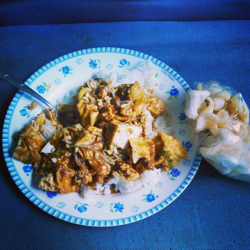 Tahu terror menu makan siang hari ini