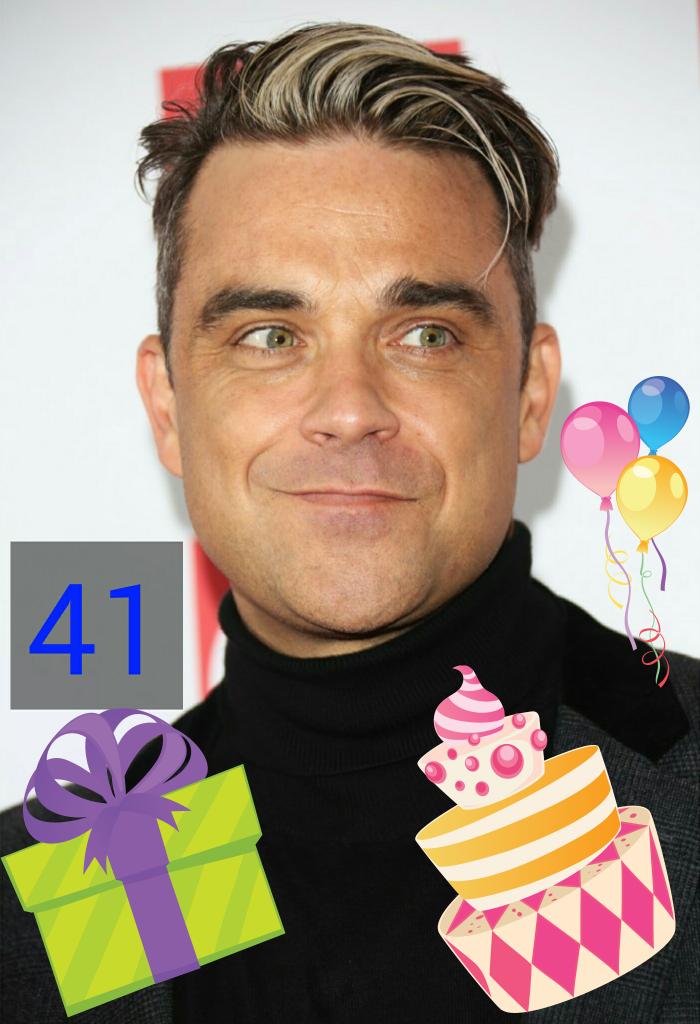 Happy 41st birthday to the one and only Robbie Williams!                        