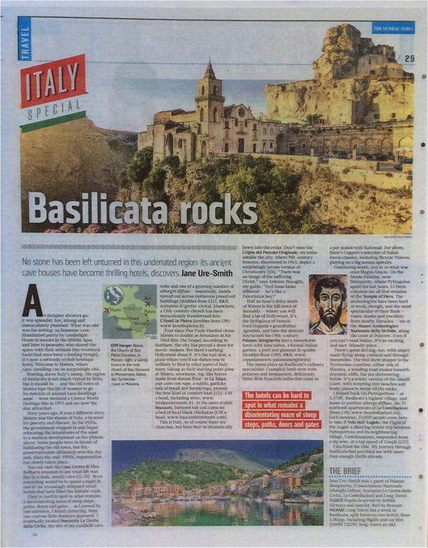 The Sunday Times on "Alberghi Diffusi", the Italian hotel revolution brandituptravel.com/2013/11/04/alb… RT <a href="/GDallAra/">Giancarlo Dall'Ara</a> <a href="/sextantiomt/">LeGrotte dellaCivita</a>