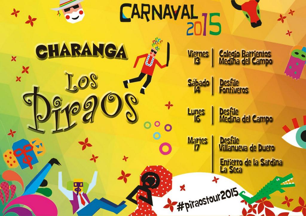 Llega carnaval!!!
#música #animación #diversión #disfraces #piraostour2015