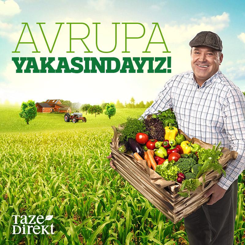Artık İstanbul Avrupa yakasında da varız!Mutfağınızda bize açtığınız yer için çok teşekkürler:) #tazedirektistanbulda