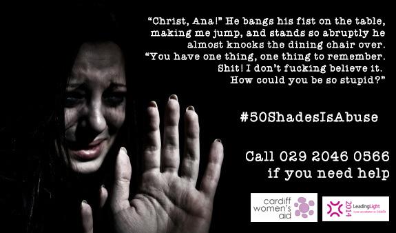cardiffwaid's tweet photo. #50ShadesIsAbuse if you need support ring our 24/7 crisis line http://t.co/2UE5JI2wZR