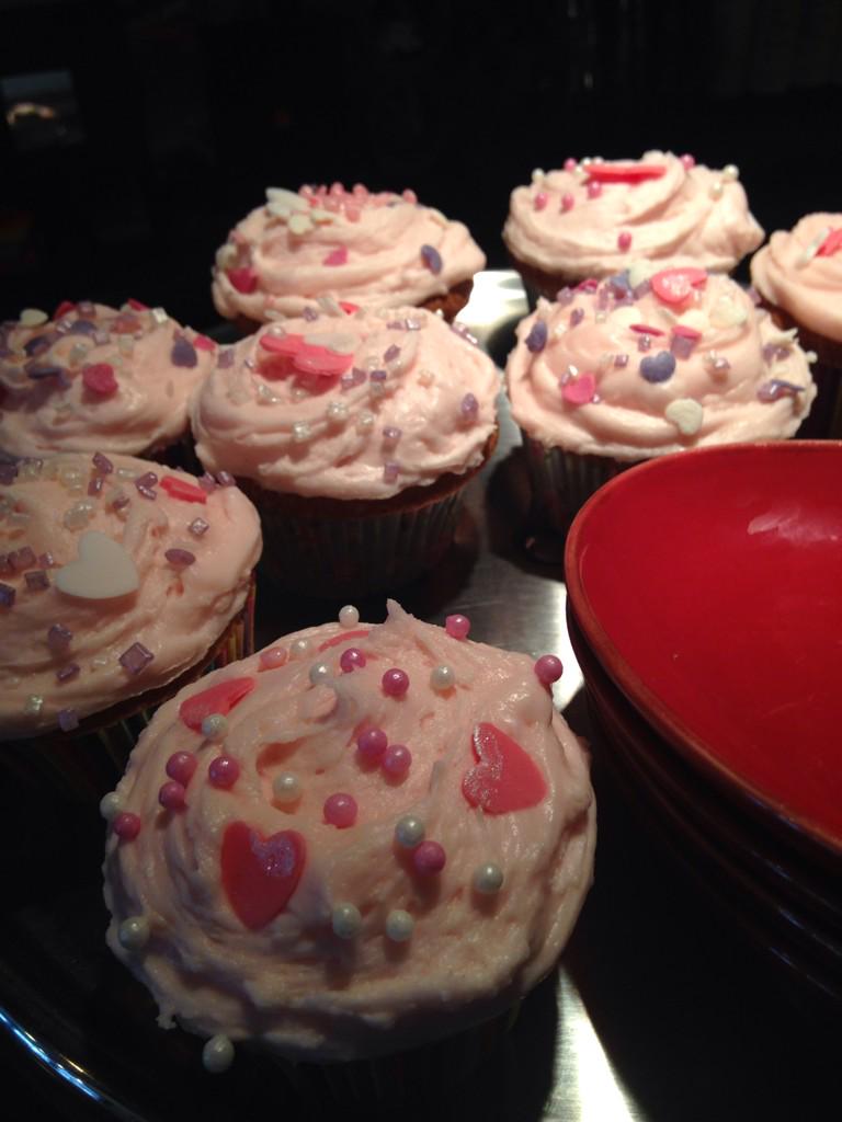 Love is in the Cup cakes