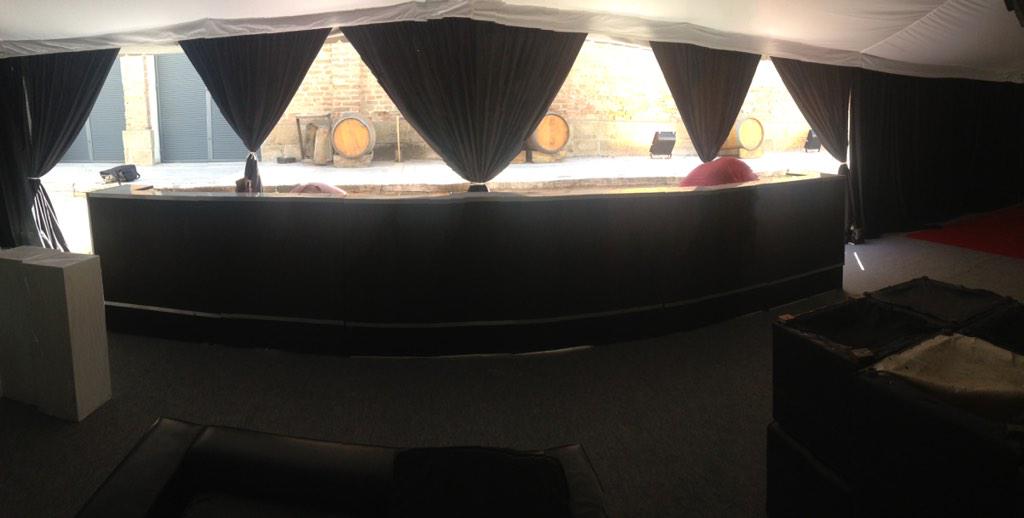 Preparando todo para el gran evento <a href="/bodegatrapiche/">BodegaTrapiche</a>