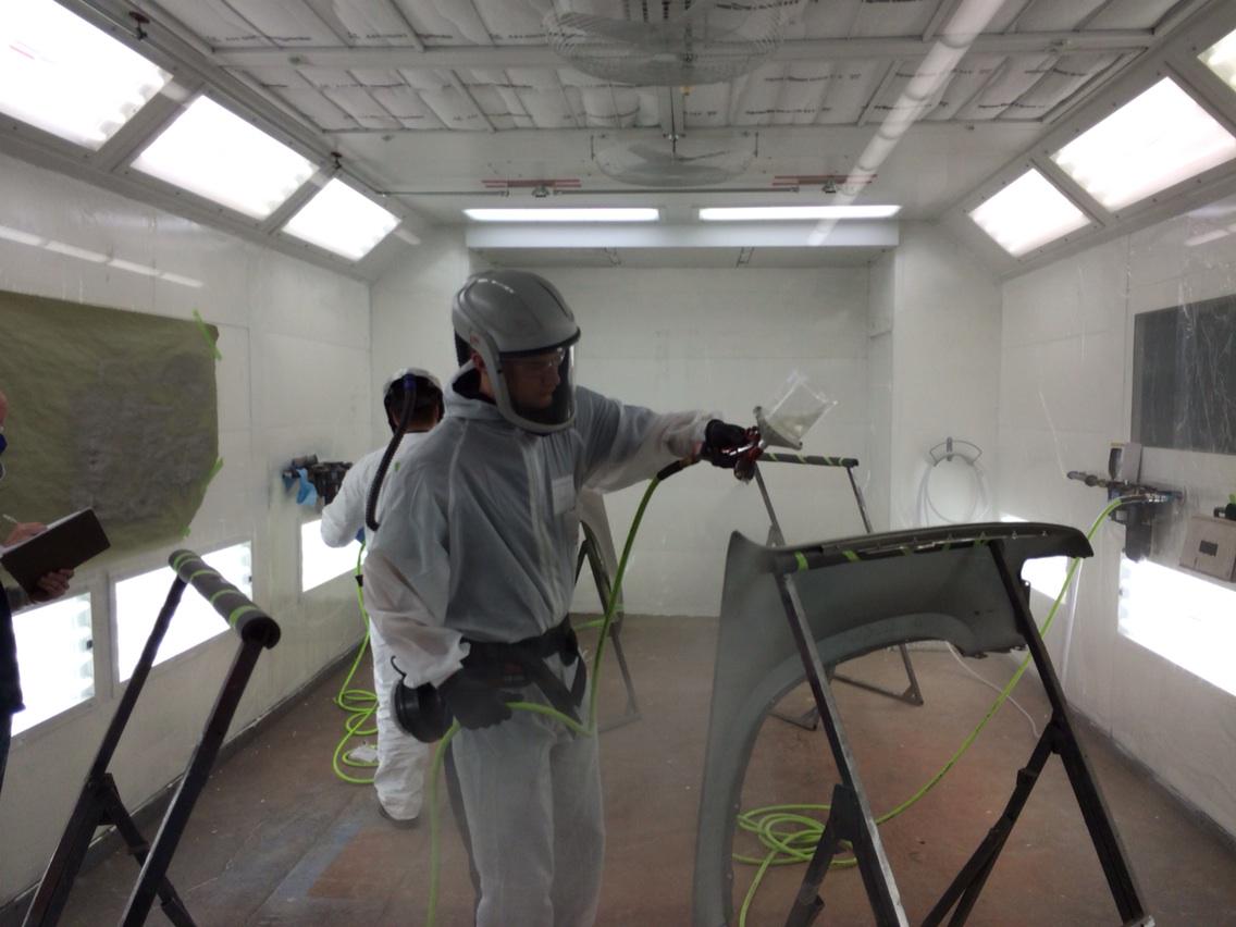 pentaacr's tweet photo. Michael Seibert at skills competition. Auto Refinish competition http://t.co/EI7B8CEXYr