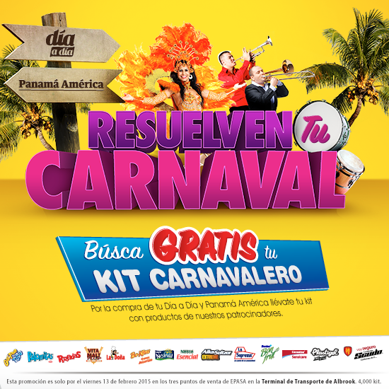 PanamaAmerica's tweet photo. Busca hoy en @DiaaDiaPa y @PanamaAmerica tu #KitCarnavalero, en los puntos de venta de la Terminal de Albrook http://t.co/Y9pVBLSFsf