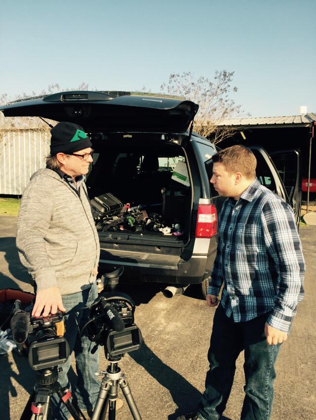 barn2buck's tweet photo. Good Mornin! Crew in town setting up @EGBuckingBulls with #barn2buck @BbtvJeff #championstour1 #willhebuck http://t.co/18gJAZPHqe