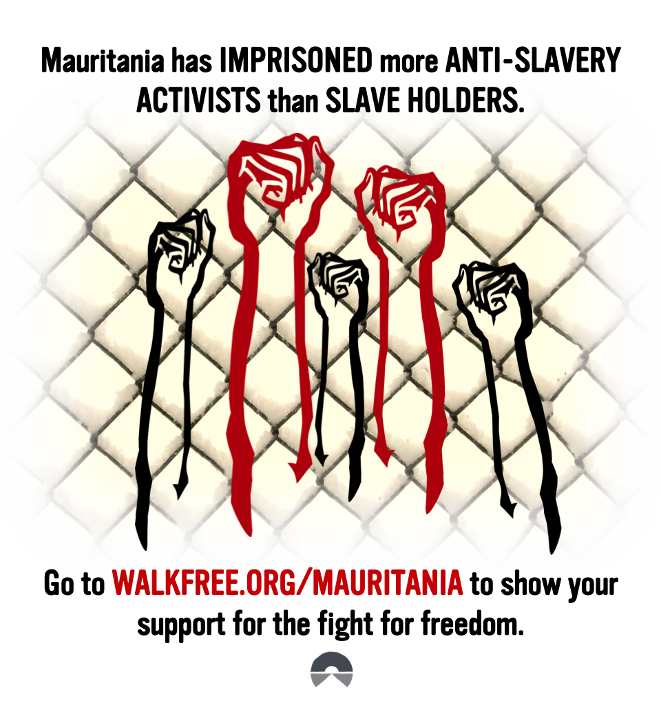 freedomunitedHQ's tweet photo. RT to spread the word: Mauritania has imprisoned more anti-slavery activists than slave owners #FreeBiram http://t.co/Wv5fLvyf5W