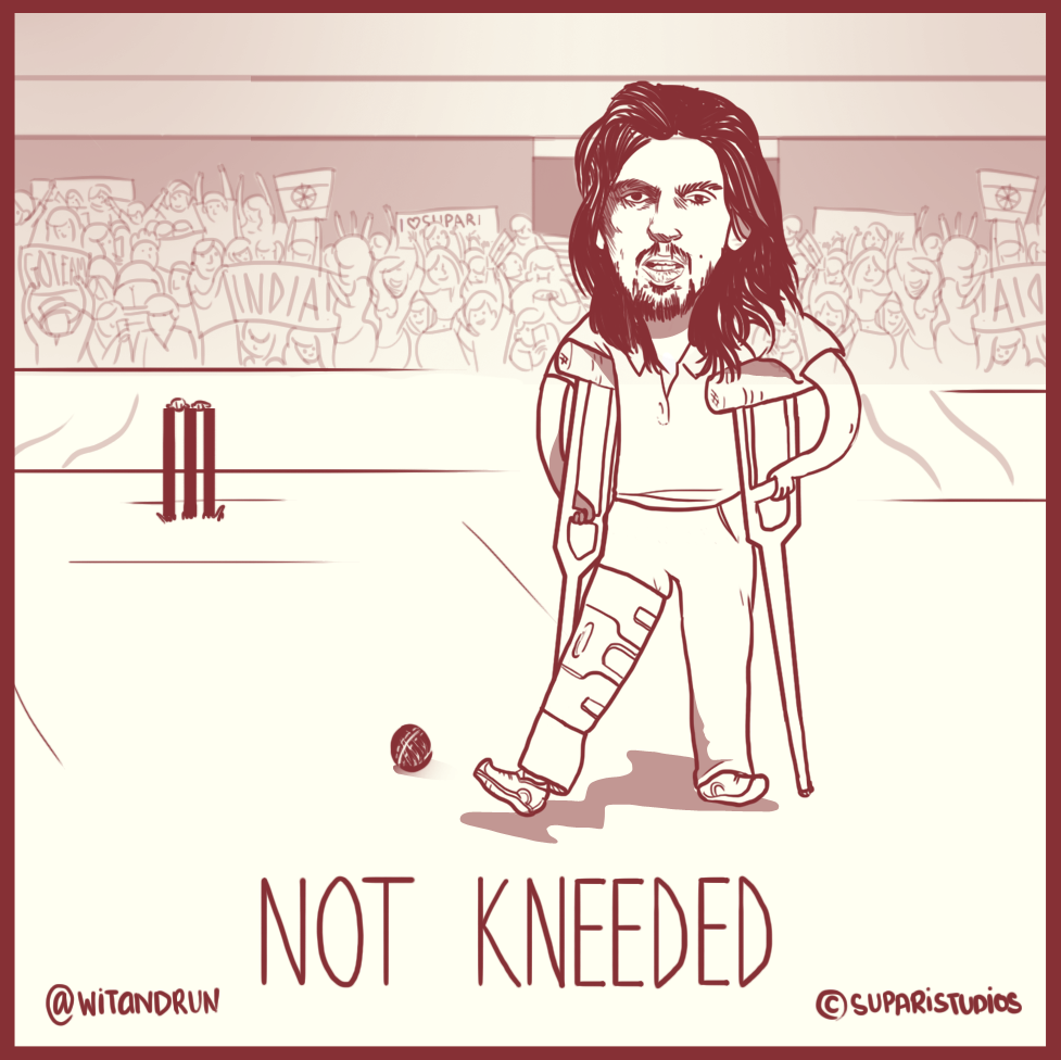 witandrun's tweet photo. Ishant Sharma is missing yet another World Cup! #CWC15 #cricketworldcup #ishantsharma #witandrun #cricket #WorldCup http://t.co/f9y2m7iZyp