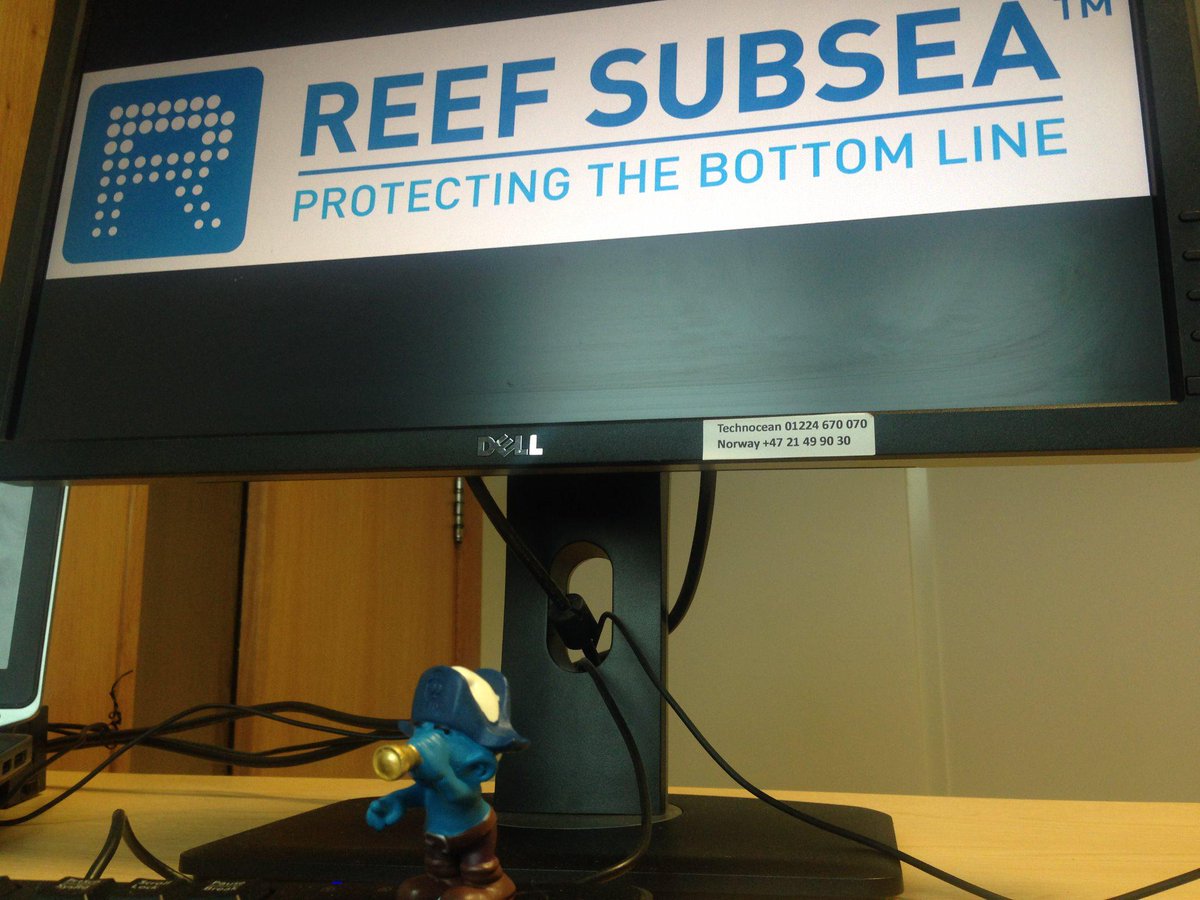 Meet #Reefy <a href="/ReefSubsea/">Reef Subsea</a> new mini Obs! Card #mascot currently keeping watch in our reception