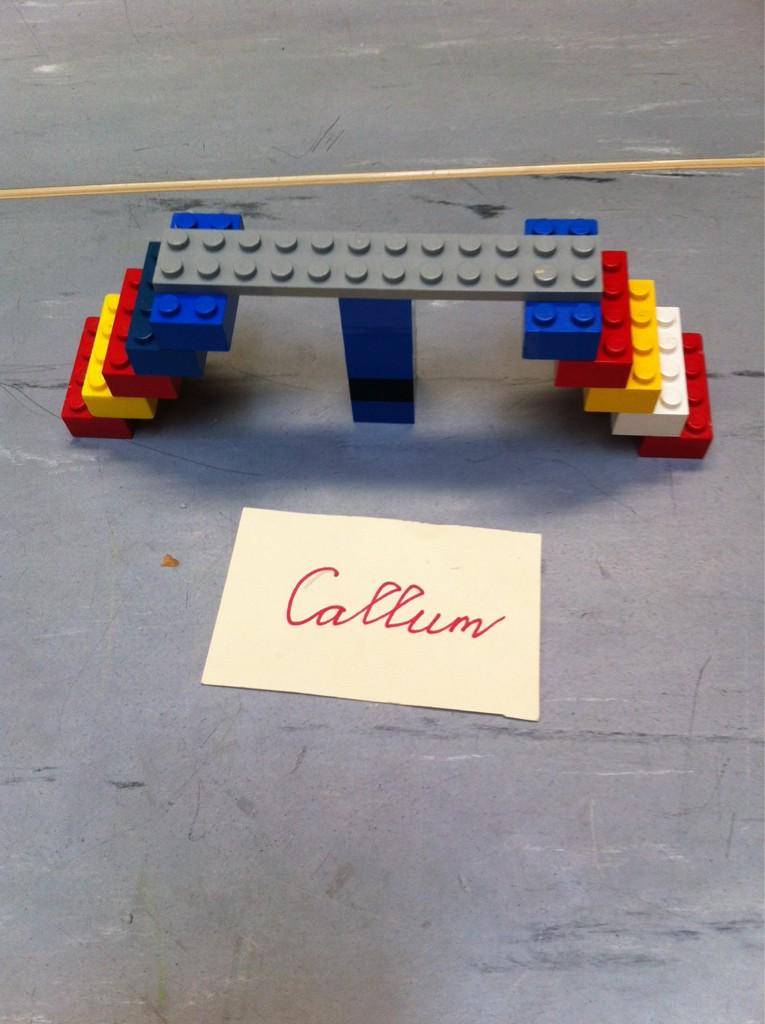 MrsBellsClass's tweet image. Lego bridge #engweek