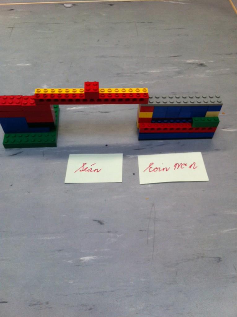 MrsBellsClass's tweet image. Lego bridge #engweek