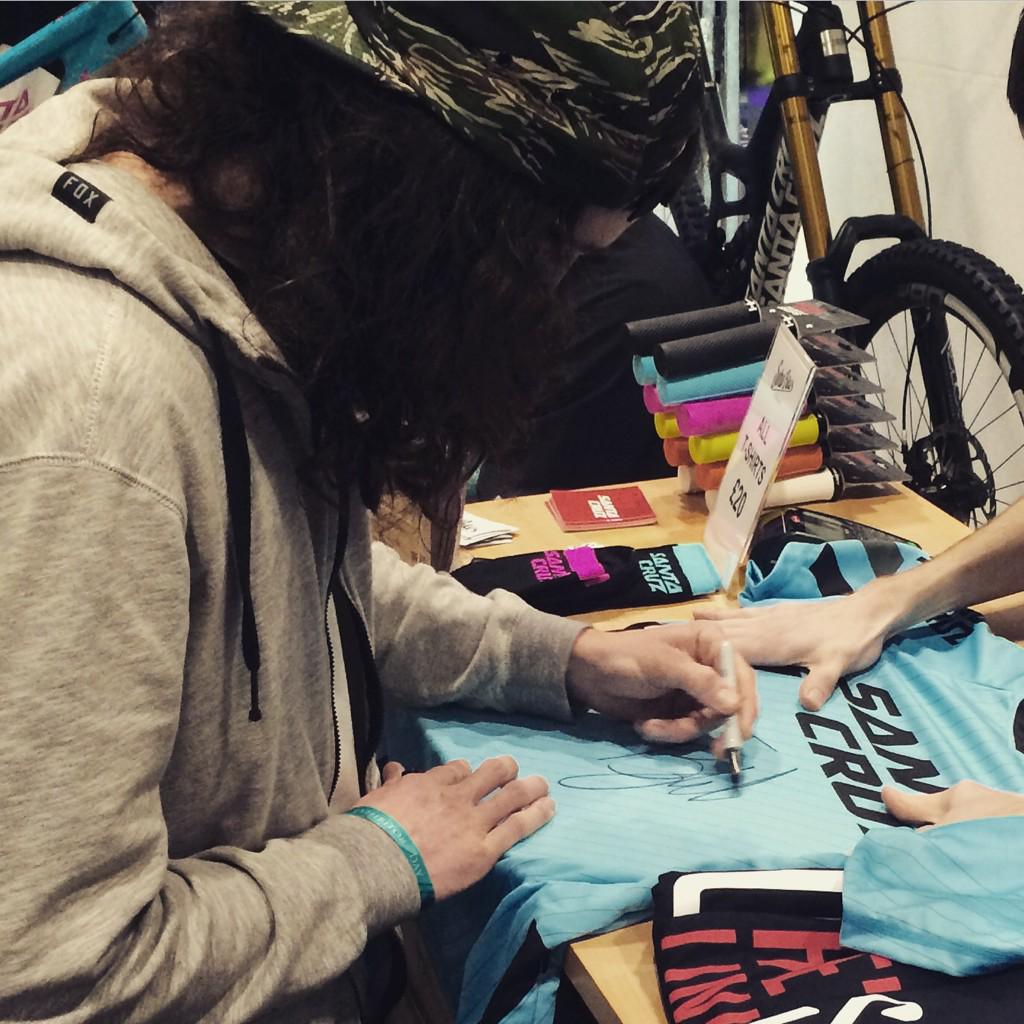 sohobikeslondon's tweet photo. We only have a few @Ratboy_Bryce signature tshirts left on the stand. Good stock of @StevePeat tshirts though http://t.co/sQdnahBR92